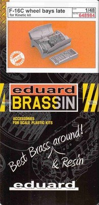 EDU648984 1:48 Eduard Brassin - F-16C Falcon Wheel Bays Late (KIN kit)