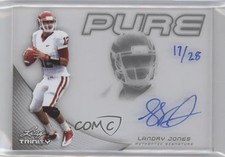 2013 Leaf Trinity Pure 17/28 Landry Jones #P-LJ1 Auto 0s3