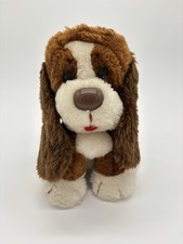 Russ Berrie Baxter Bashful Basset Hound Puppy Dog Plush 8  Vintage