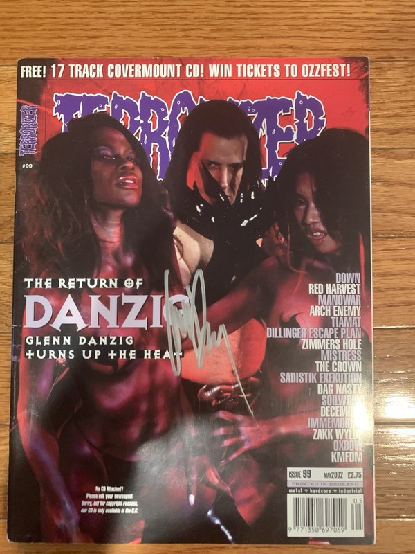 Terrorizer № 99, May 2002 | extreme metal magazine, 2000s W/ Autograph