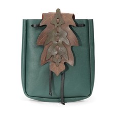 Renaissance Belt Pouch Coins Purse Drawstring PU Leather Medieval Waist Bag f...