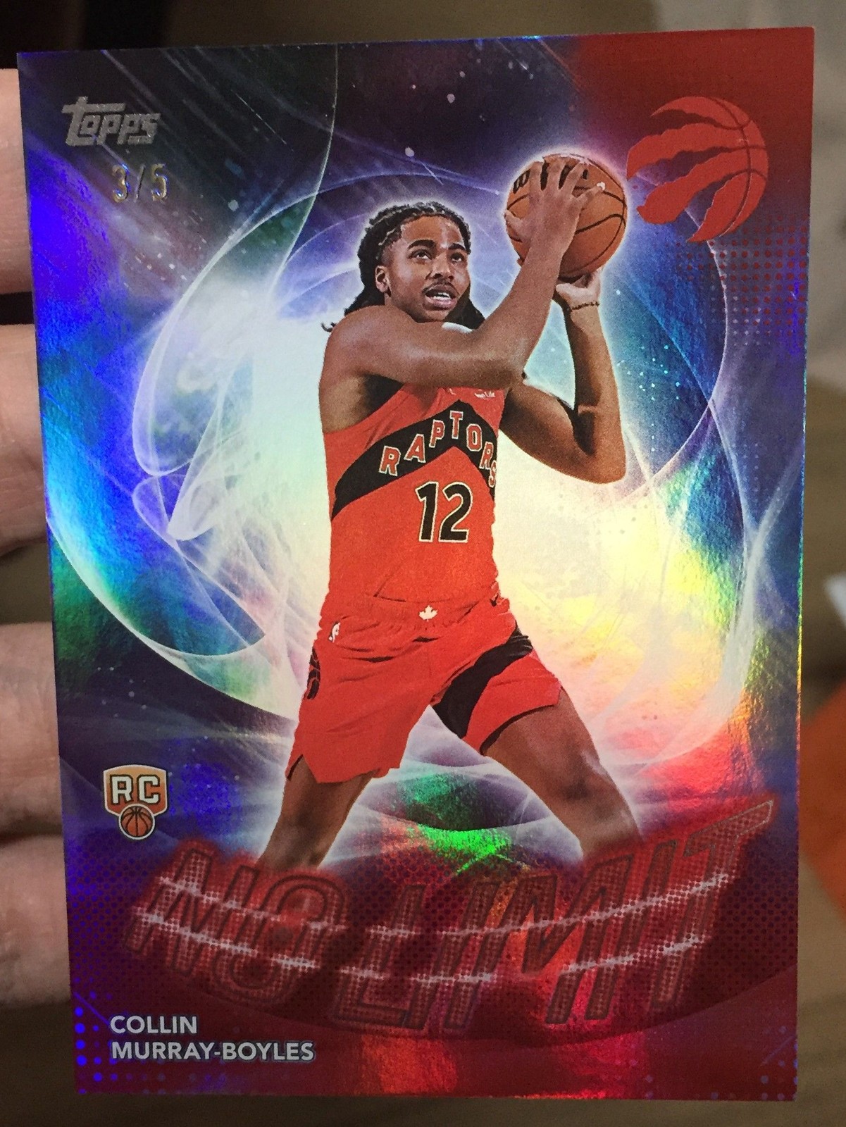 2025-26 Topps FlagShip Collin Murray-Boyles No Limit Rookie RC Red 3/5