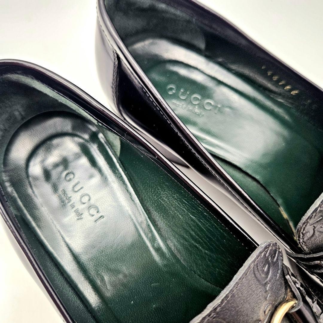 Gucci Horsebit Loafers Black Genuine Leather Size 35 US About 5  For Women thumbnail 9