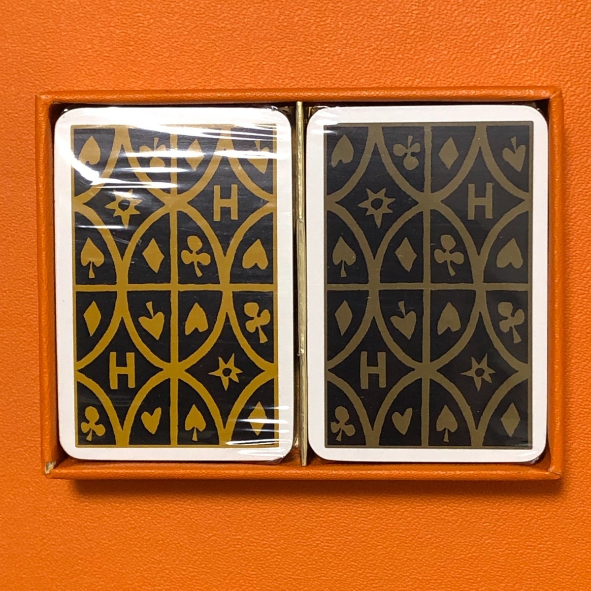 MINT Unsealed HERMES Mini Playing Cards Trump 2 Decks France
