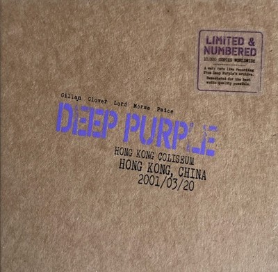 2xCD ALBUM DEEP PURPLE LIVE IN HONG KONG 2001 REMASTERED NR. 2721 NEU / BLISTER