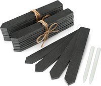 Kinglake KräUterschilder 20 StüCk 15X2Cm Schiefer Schwarz Beschriftbar