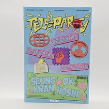BSS TeleParty 2nd Single Target Excl Photo Card Blue Version Seungkwan Hoshi DK