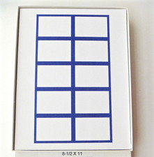 Self Adhesive Label/Sticker, 2-3/4" x 1-7/8", 50 Sheets X 10, 500 labels