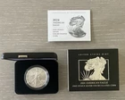 2024-W American Silver Eagle Burnished Uncirculated $1 Silver Coin w/ OGP & COA