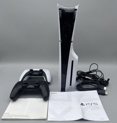 Sony Playstation 5 PS5 Slim Weiß Konsole Disc Laufwerk 1TB Controller