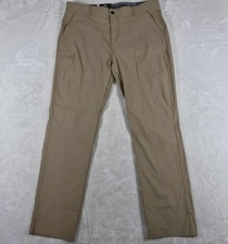 Denali Technical Stretch Pants Men's 38x32 Beige Outdoors Hiking Casual NWT