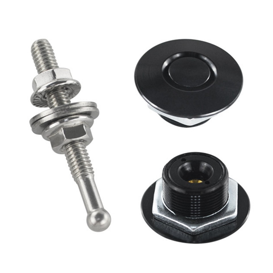 10X Release License Plate Lock Clip 1.25 Inch Diameter Aluminum Alloy ...