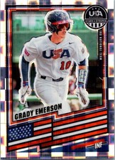 2026 Panini Grady Emerson USA Stars & Stripes Silver Pandora Lot of 16