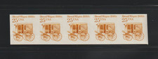 US ERROR Stamps #2136a Bread Wagon: IMPERF coil strip of 5. MNH