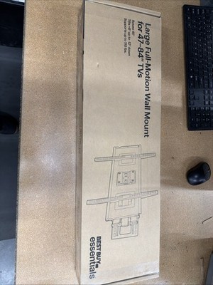 Best Buy Essentials Large Full Motion TV Wall Mount 47 84    New Open Box