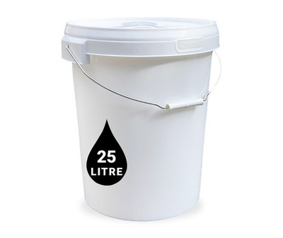 25L Eimer Eimer Behälter + Deckel - MEHRZWECK RATTENFALLE GÄREN LAGER ANBAU