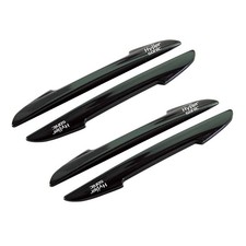 Hypersonic Black Car Door Edge Guard Trim Molding Crash Scratch Small,