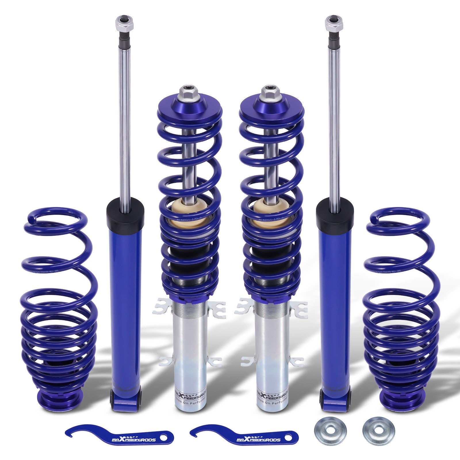 4pcs Coilovers for VW Golf Mk4 1J 1997-2007 GTI TDI Golf IV 2006 2002 2005