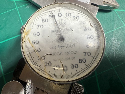 Genuine Mitutoyo 150mm Dial Vernier Caliper 505-626-50 .001”Shock Proof - Picture 6 of 11