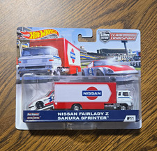 Hot Wheels Car Culture Team Transport Nissan Fairlady Z Sakura Sprinter FYT14