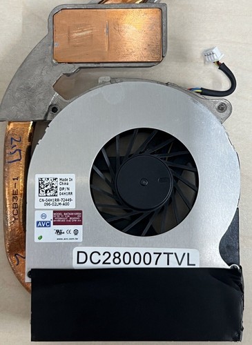 Dell Latitude E6410 Fan 04H1RR + Heatsink 0KTPRC CPU Cooler - Photo 2/4