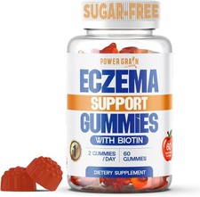 Sugar Free Eczema Treatment Gummies - USA Made - 50+ Vitamins and Probiotics for