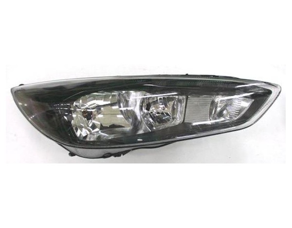 Scheinwerfer Rechts FÜR Ford Focus 2014-2018 MIT Schwarzem Rahmen LED-image