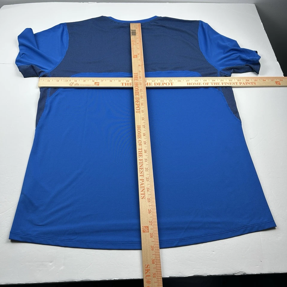 Helly Hansen 男式 Tech Trail 衬衫 L 码蓝色全新无标签 — 第 3/4 张图片