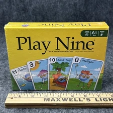 New Play Nine The Card Game of Golf Strategy Family Fun 2-6 Players Sealed