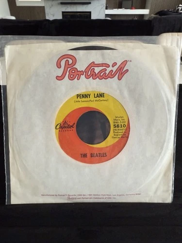 The Beatles ROCK 45 (Capitol 5810) Strawberry Fields Forever/Penny Lane
