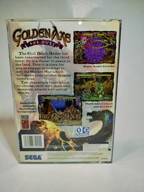 Golden Axe: The Duel (Sega Saturn, 1996) slip cover tested cib