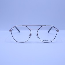 Brille Marc O Polo 502137 Gold Braun Sechseck...