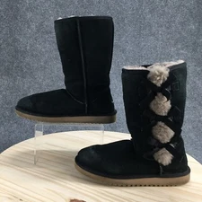 Koolaburra by UGG Boots Womens 9 Victoria Tall Black Shearling Comfort 1015875