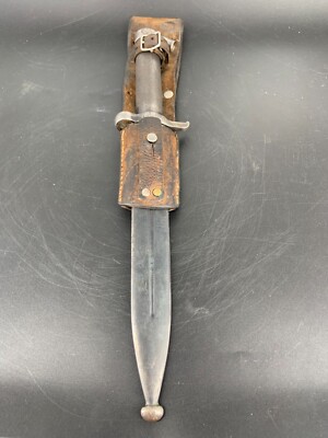 Swedish EJ AB Mauser M 1896 Bayonet and  Scabbard 13.5'' Anchor Crown
