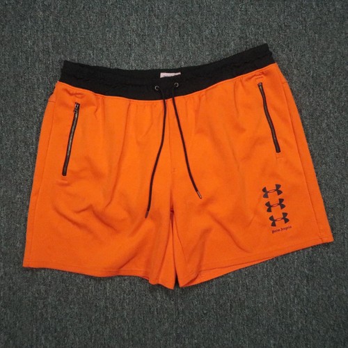 Under Armour X Palm Angels Shorts Mens XXL Orange UA Lined Heavyweight *