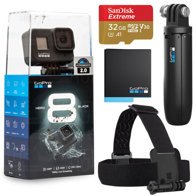 GoPro HERO8 4K Waterproof Action Camera Special Bundle - Black for