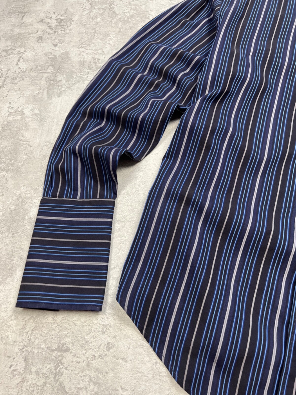 Camicia a righe blu Yves Saint Laurent taglia M