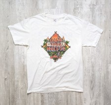 Vintage 1994 Run Through Hell Michigan Tribal T Shirt L Double-Sided USA Made