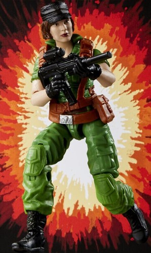 Gi Joe Retro Series Lady Jaye Action Figure 12 cm Hasbro - Picture 5 of 10