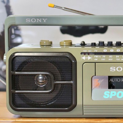 SONY SPORTS CFS-V75 with Power Adapter Operation Tested Shipping 