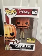 Funko Pop! Disney Nightmare Before Christmas #153 Pumpkin King Figure Hot Topic