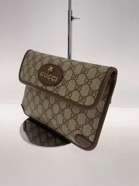 Sac ceinture GUCCI Neo Vintage GG Supreme marron avec boite or quincaillerie authentique