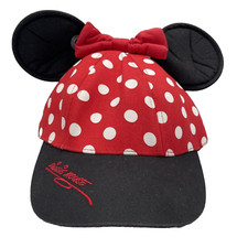 Minnie Mouse Ears Youth Child Kid Disneyland Resort Hat Baseball Cap