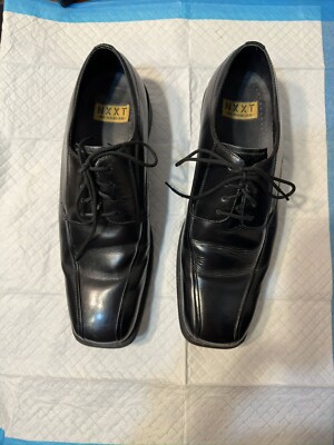 Nunn Bush Nxxt Black Leather Lace up Oxfords Dress shoes  display picture 1