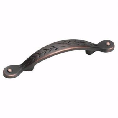 BP1580-ORB Oil Rubbed Bronze 3''cc Floral Handle Pulls Amerock Inspirations