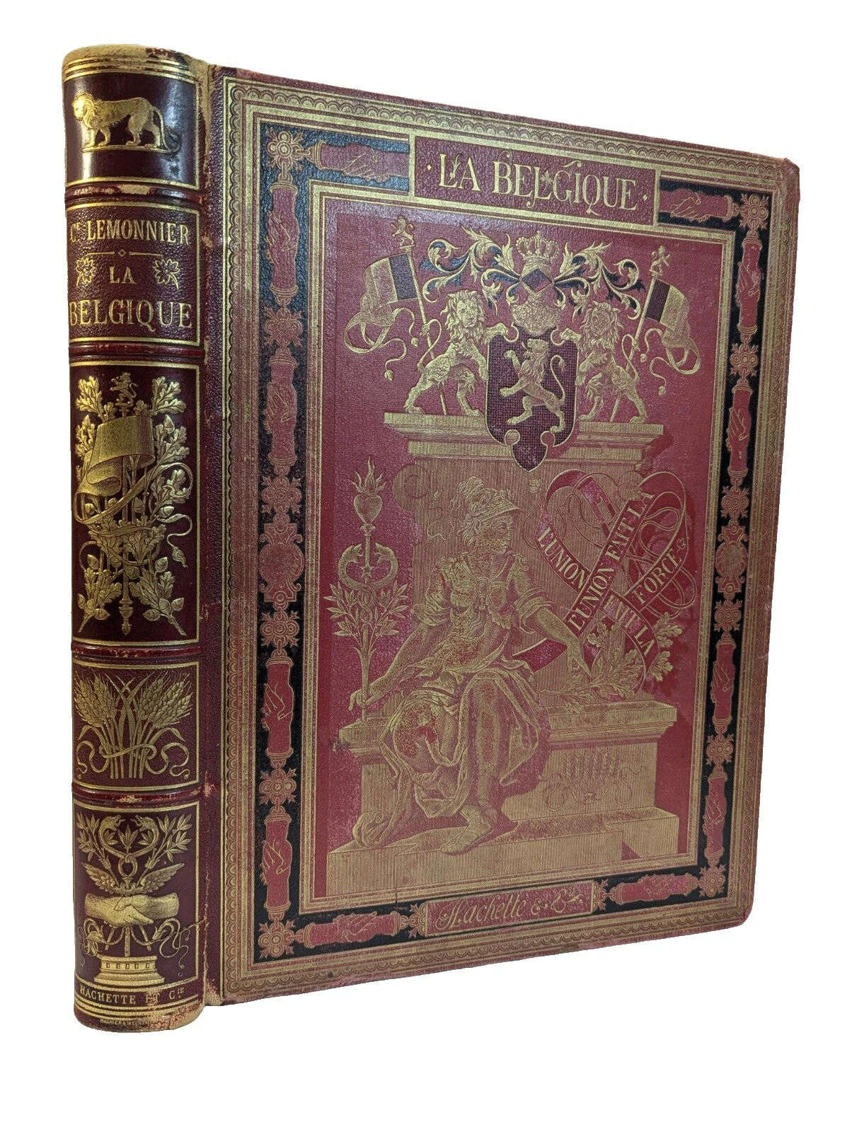 Illustrated History Leather Antiquarian & Collectible Books in French