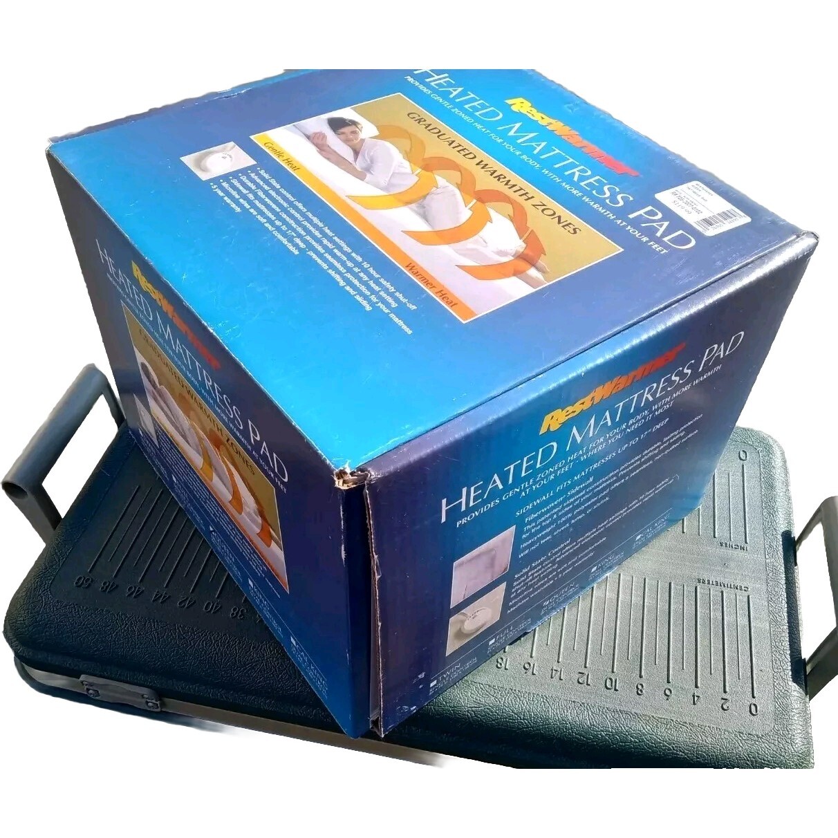 New In Box Rest Warmer Heated Mattress Pad Queen Dual Control 60 X 80 Inch