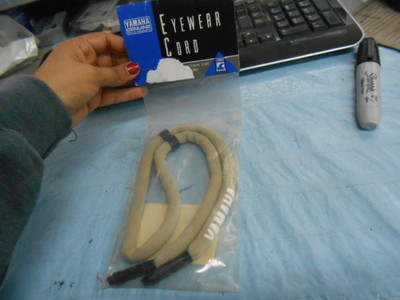NOS Yamaha OEM Floating Eyewear Cord Khaki Tan MWV-EYECD-99-16