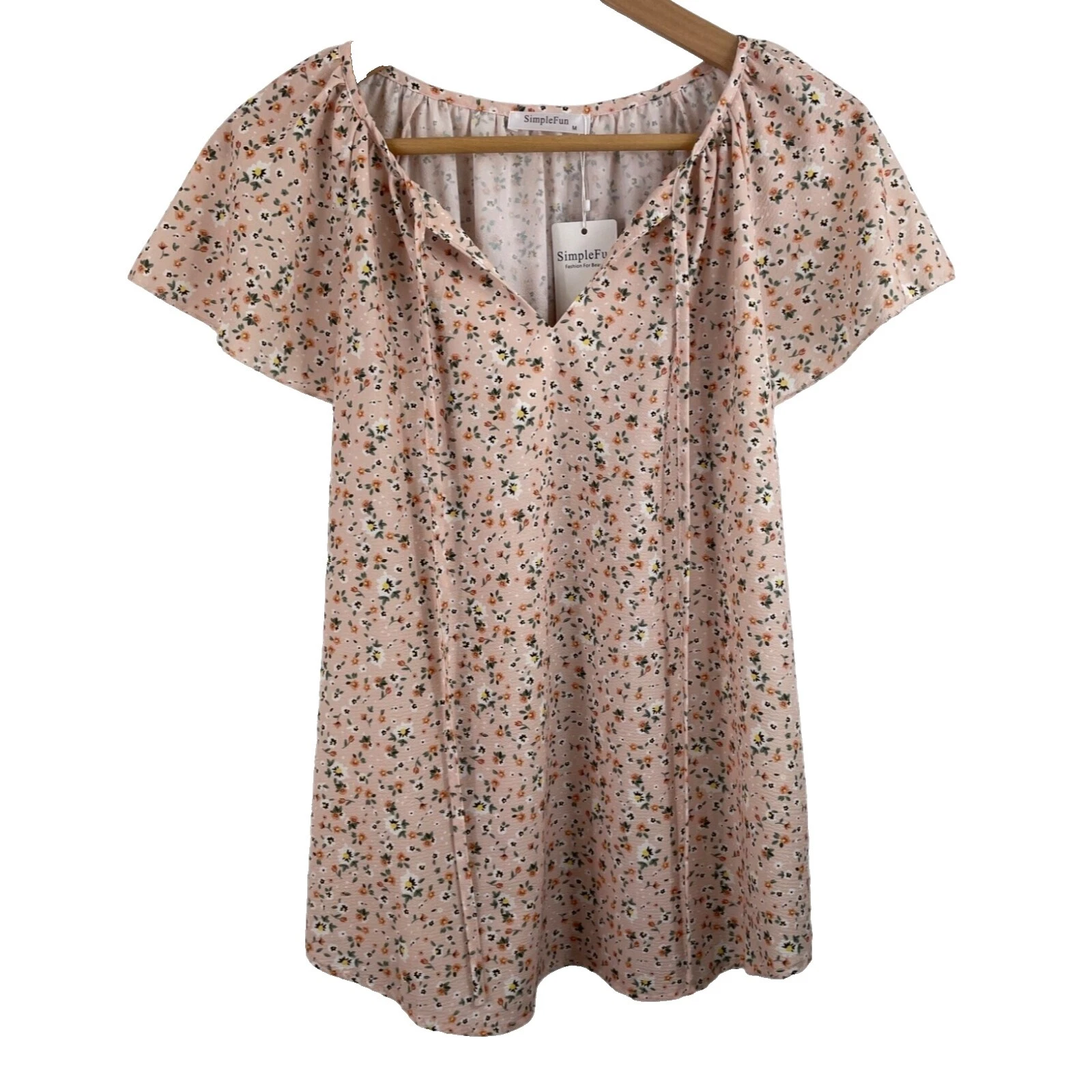 Simple Polyester Tops for Women