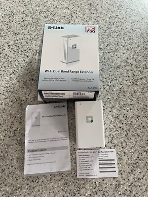 D-Link DAP-1520 Wireless AC750 Dual Band Wi-Fi Range Extender and TWO switches!!